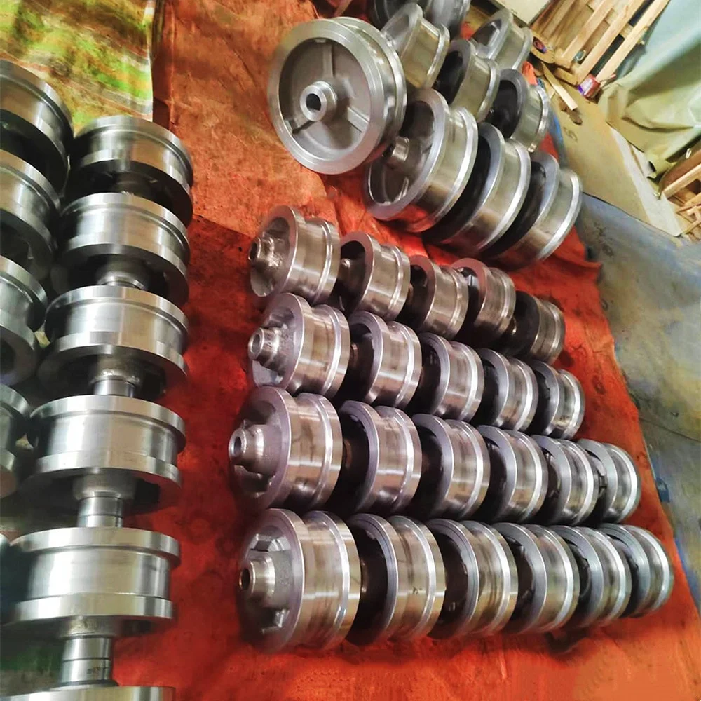 Casting Wheels Forging Stainless Steel Cast Carbon Double Single Flanged Crane Track Wheel