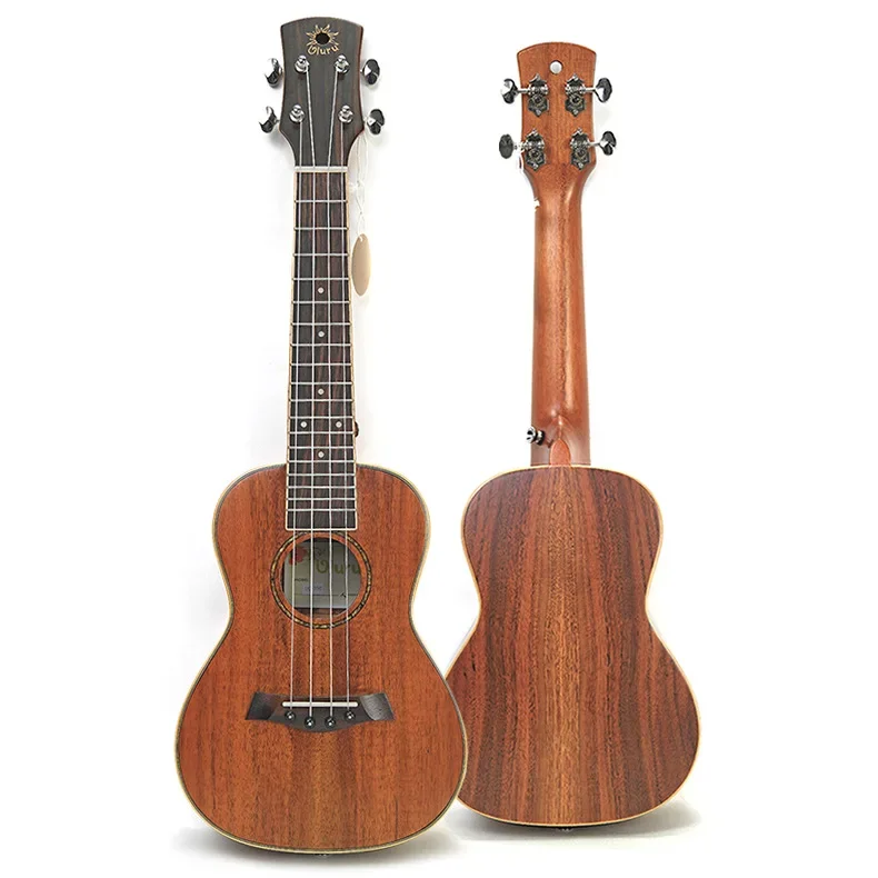 23inch Acacia Wood All Veneer Metal Vintage Ukulele