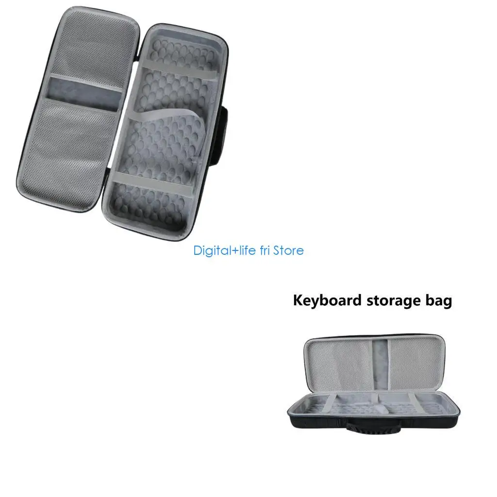 E06D Keyboard Case With Water Resistant Exterior And Soft Interior For Most Protections For AULA S98/S99 Keyboards Holder