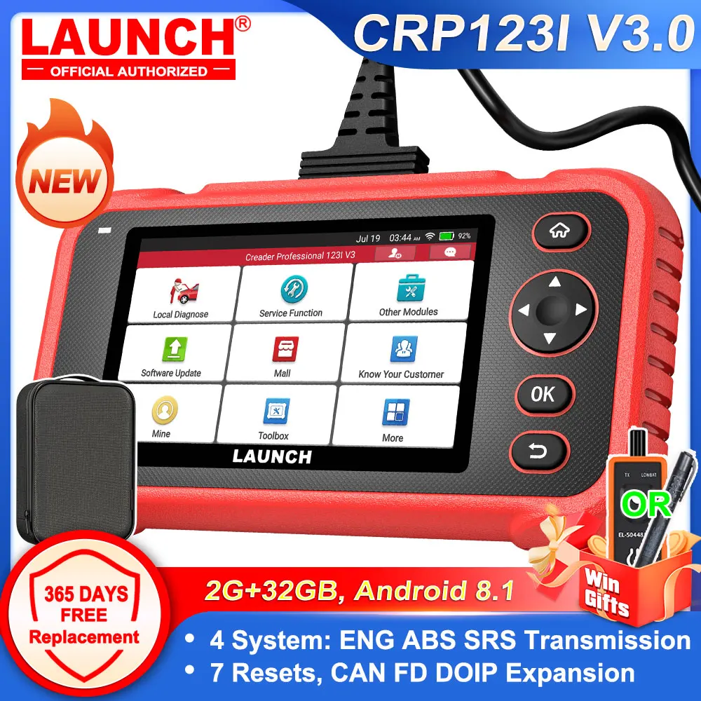 ตรวจสอบและเปรียบเทียบเครื่องสแกนรหัส LAUNCH CRP123E CRP123I V3.0 ที่ใช้งานได้จริงในชีวิตประจำวัน