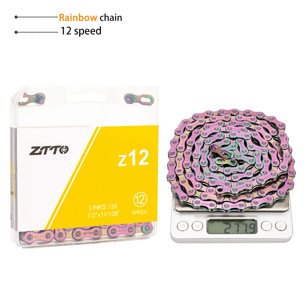 ZTTO 12 Geschwindigkeit Kette Mountain Road Bike Strom 12 v MTB Fehlende Link Fahrrad 12 S Power Lock Hohe Qualität 126 Links Für K7 System