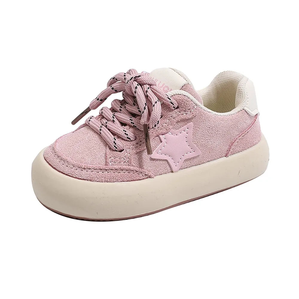 

Детские кроссовки KPOP из кожи, дышащие, повседневные, нескользящие, модные, для малышей, для девочек и мальчиков, весна-осень 2026