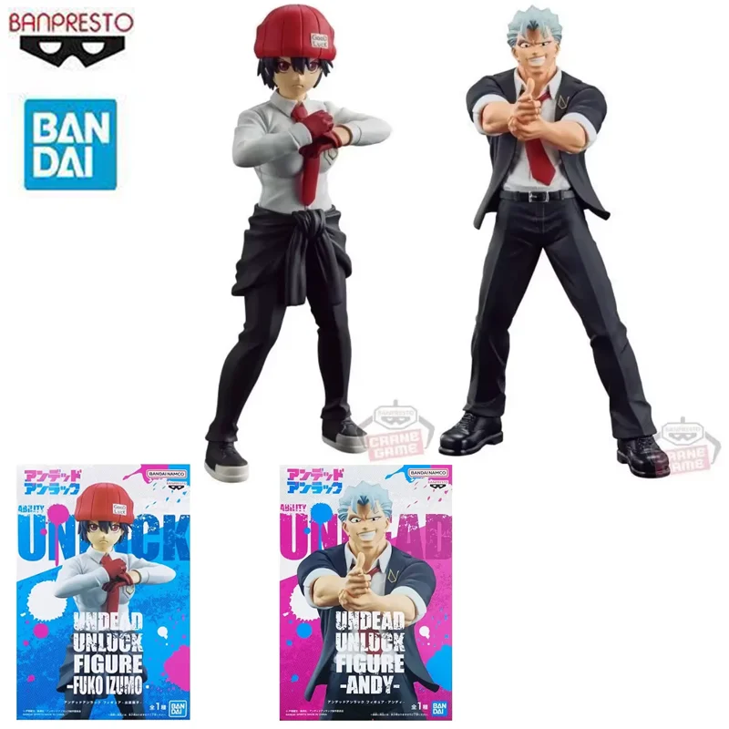 

Bandai Original Undead Unluck Anime Action Figures Collect Ornaments Figure Model Toys 16cm PVC Birthday Gift