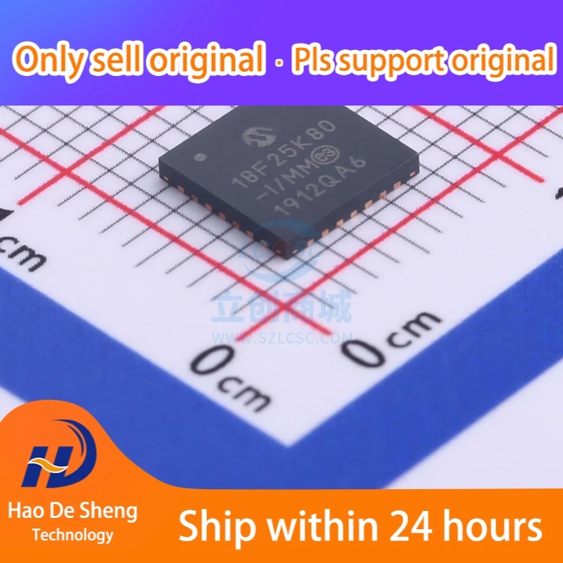 

10PCS/LOT PIC18F25K80-I/MM PIC18F25K80-I QFN-28 New Original In Stock