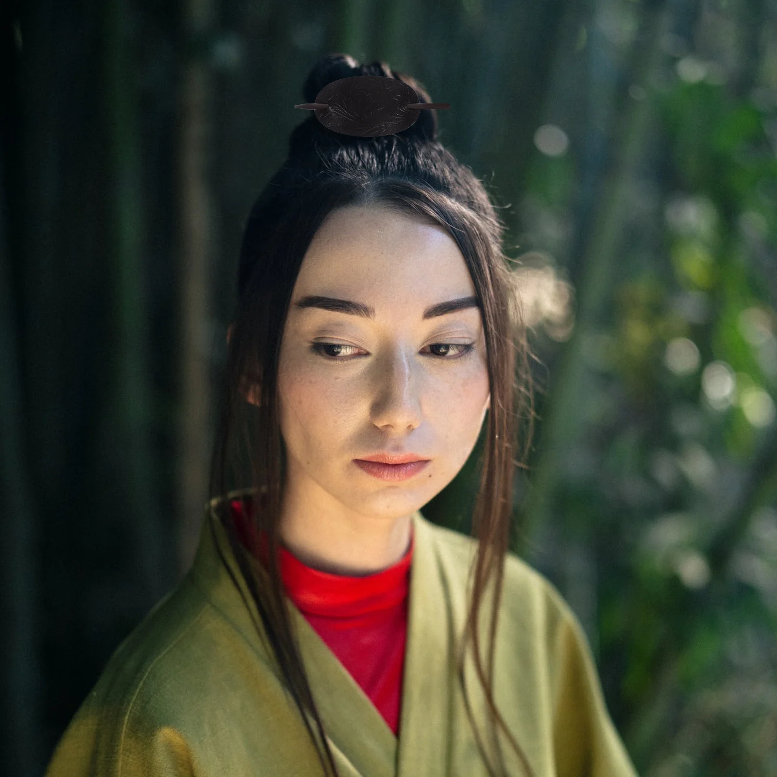 

3 шт., булочка для волос, покрытая булавкой для длинных волос, женский стильный аксессуар, легкий, сильная фиксация, элегантное решение для приподнятия