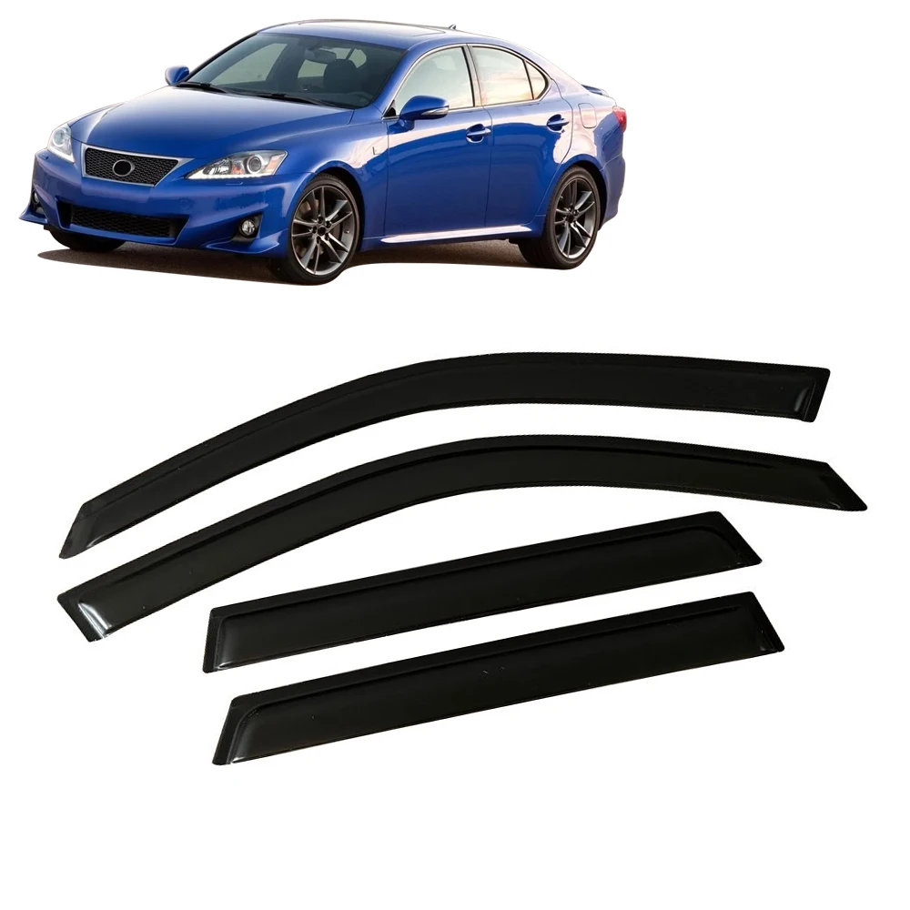 

Window Visor for LEXUS IS XE20 2006 2007 2008 2009 2010 2011 2012 2013 Wind Deflectors Rain Guards Door Visor Vent Shades