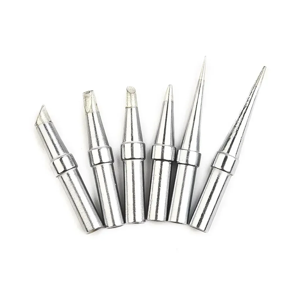 6Pcs/Set Replacement Weller 1/64 ETS Long Conical Soldering Iron Tip Stations WES50/WES51 Works On Weller Soldering Station