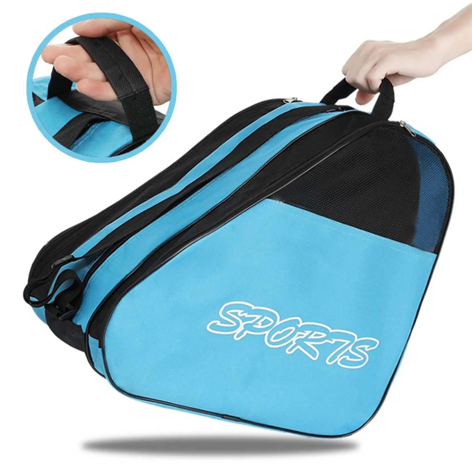 Portable Roller Skates Bag Ice Skating Bag Large Capacity Breathable Kids Inline Skates Bag Skates Storage Bag Skating Shoes Bag