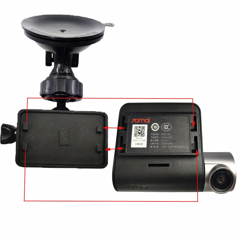 Original design For 70mai Dash Cam A500 A500S 70mai Dash Cam Mount Suitable for 70mai A500/A500s dvr suction cup bracket