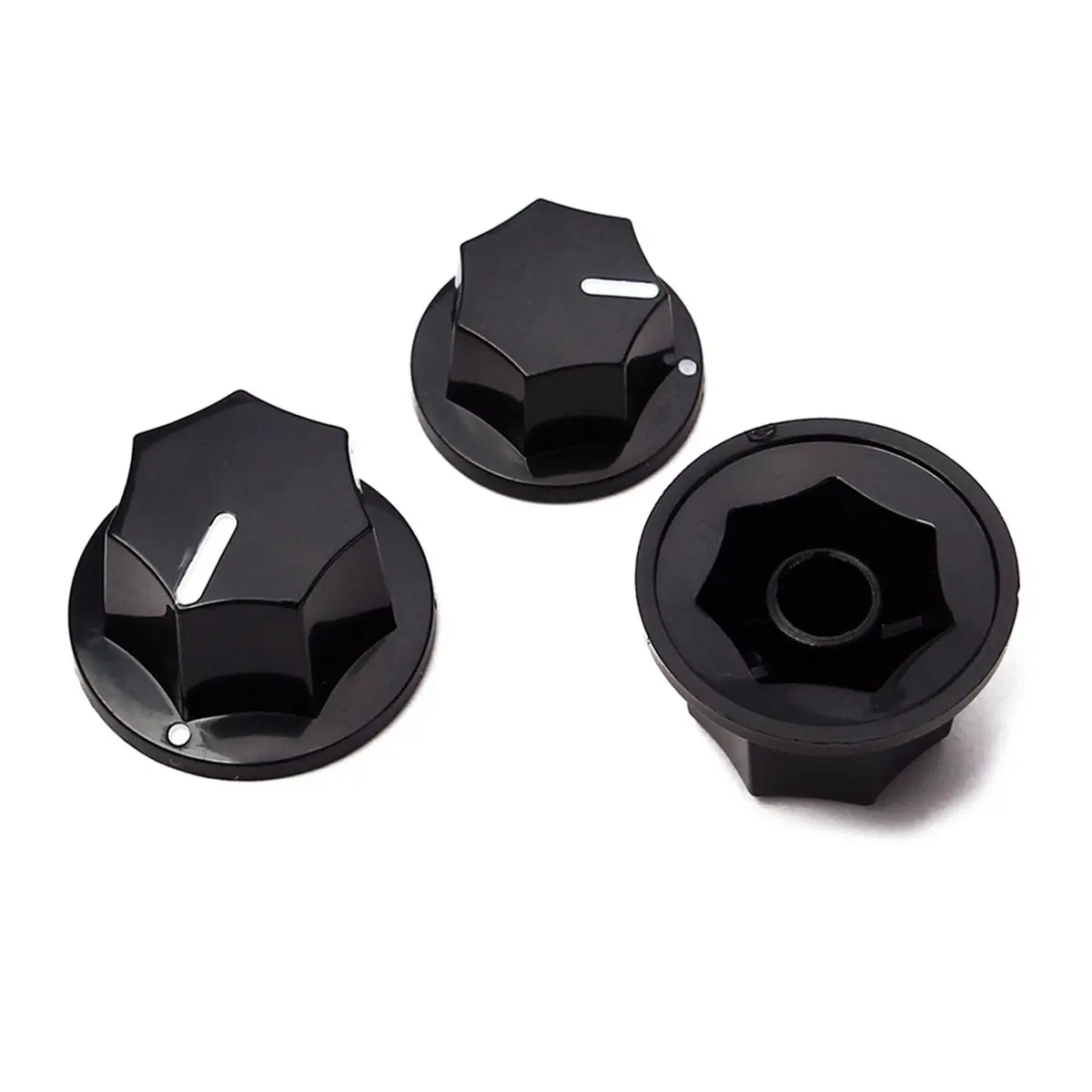 TUREBG 30Pcs Control Knob Volume Audio Control Knobs for Jazz Bass Electric Guitar Parts view 6