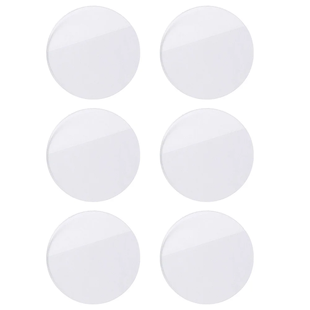 

6 Pcs Watch Glass Lens for Screen Protector Replaceable Crystal Replacement Flat