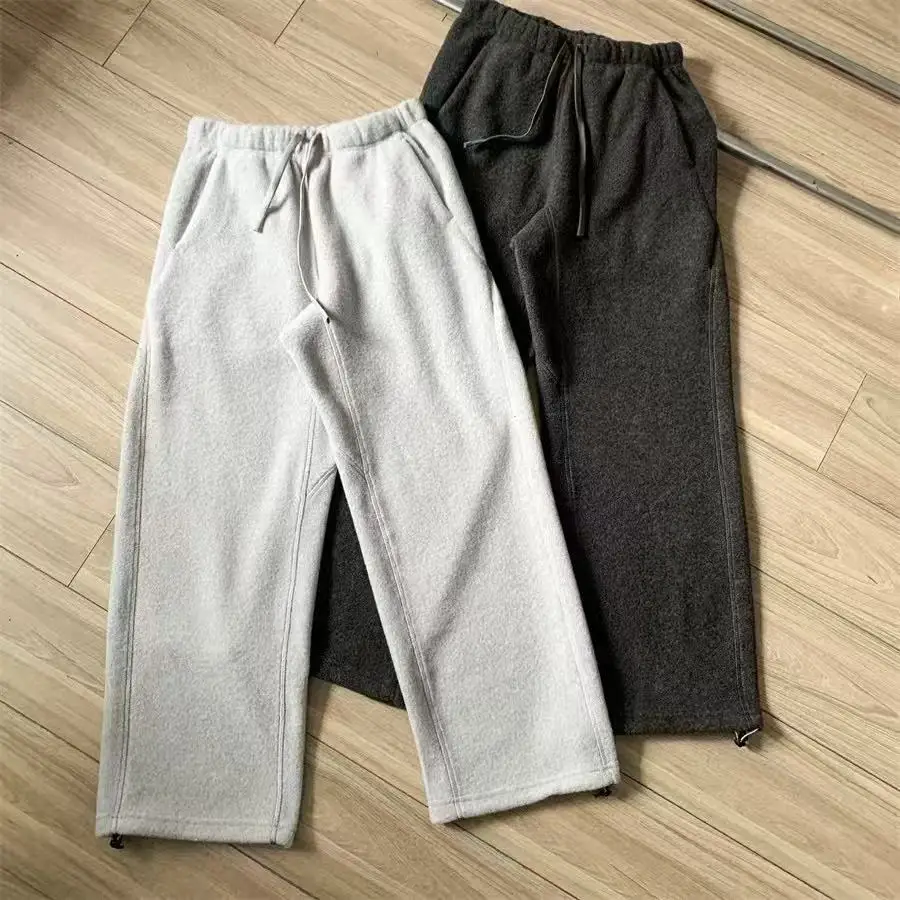 

Loose Straight Leg Trousers GD0 Series Autumn Winter Casual Outdoor Men's Pants Woolen Loose Fit M Fem Sle