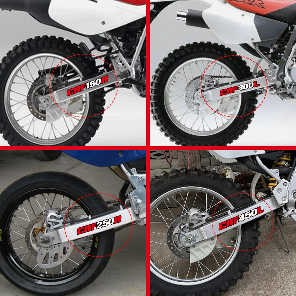 Motocross stickers For Honda CRF150R CRF250L CRF250R CRF300L CRF450R CRF450L Rear rocker arm stickers Chain reflective decals