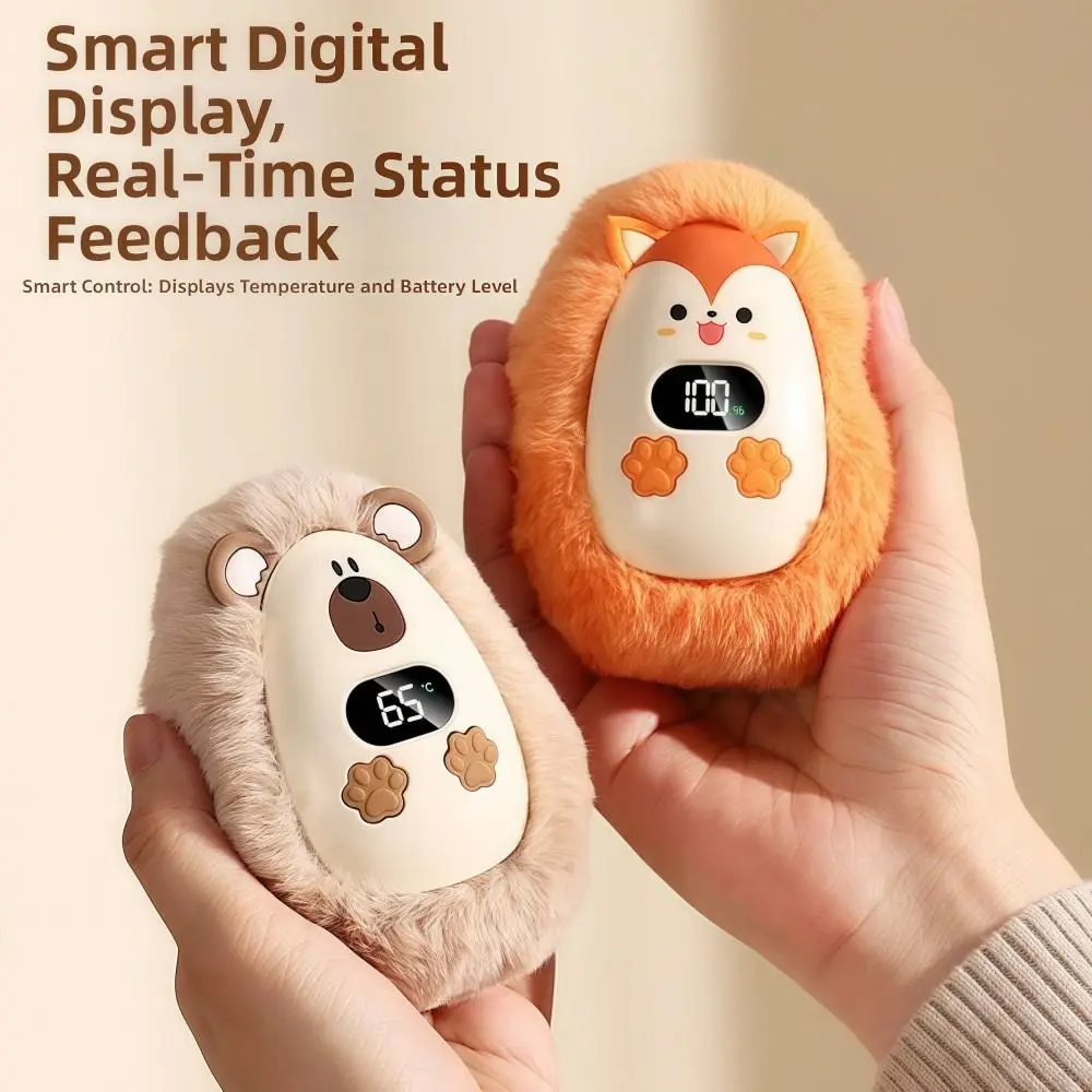 

Электрическая грелка для рук, мини-трехскоростная регулировка, цифровой дисплей, грелка для рук, умный контроль температуры, портативный