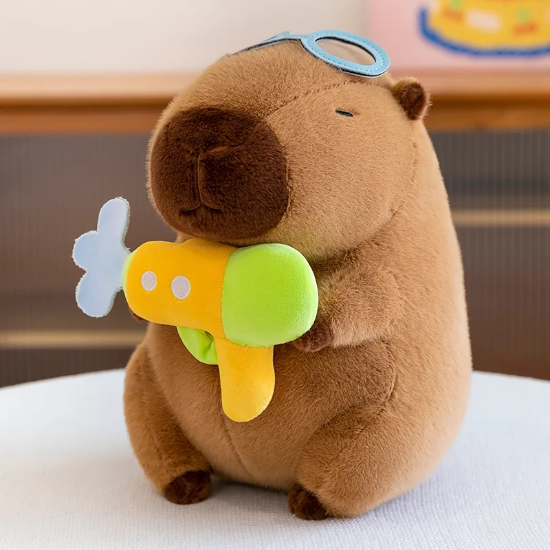 Capybara en peluche pistolet à eau sac à dos pyjamas plongeur jouet pour enfants anniversaire cadeau de noël en peluche peluche poupée attraper Machine prix