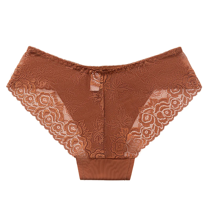 BZEL 5PCS/Set Women\'s Panties Sweet Lace Woman Briefs Fashion Sexy Lingerie Hollow Out Breathable Underwear Soft Cozy Underpants
