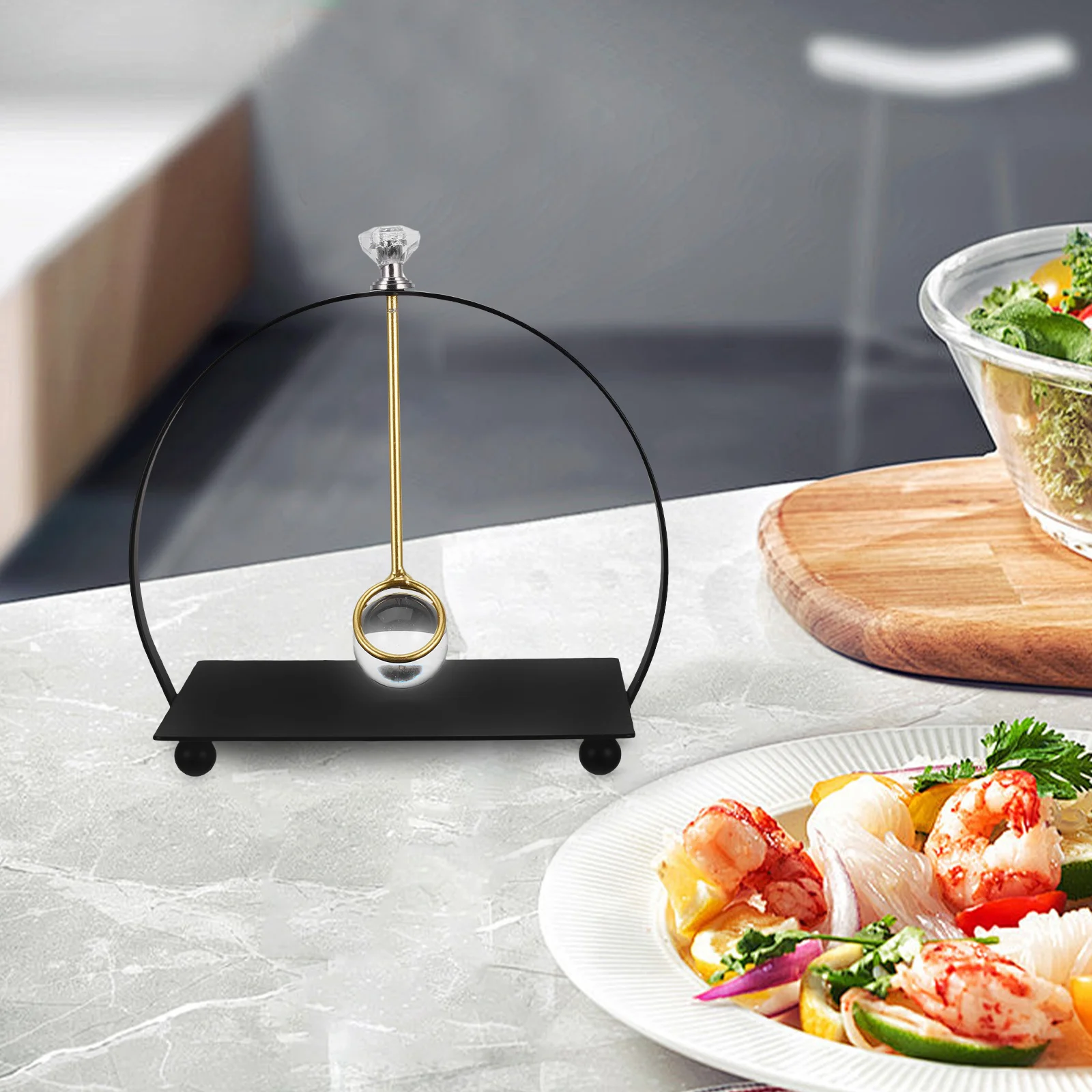 

Rustic Paper Napkin Holder Black Metal Tissue Dispenser Decorative Tabletop Kitchen Dining Room Organizer Countertop Napkin