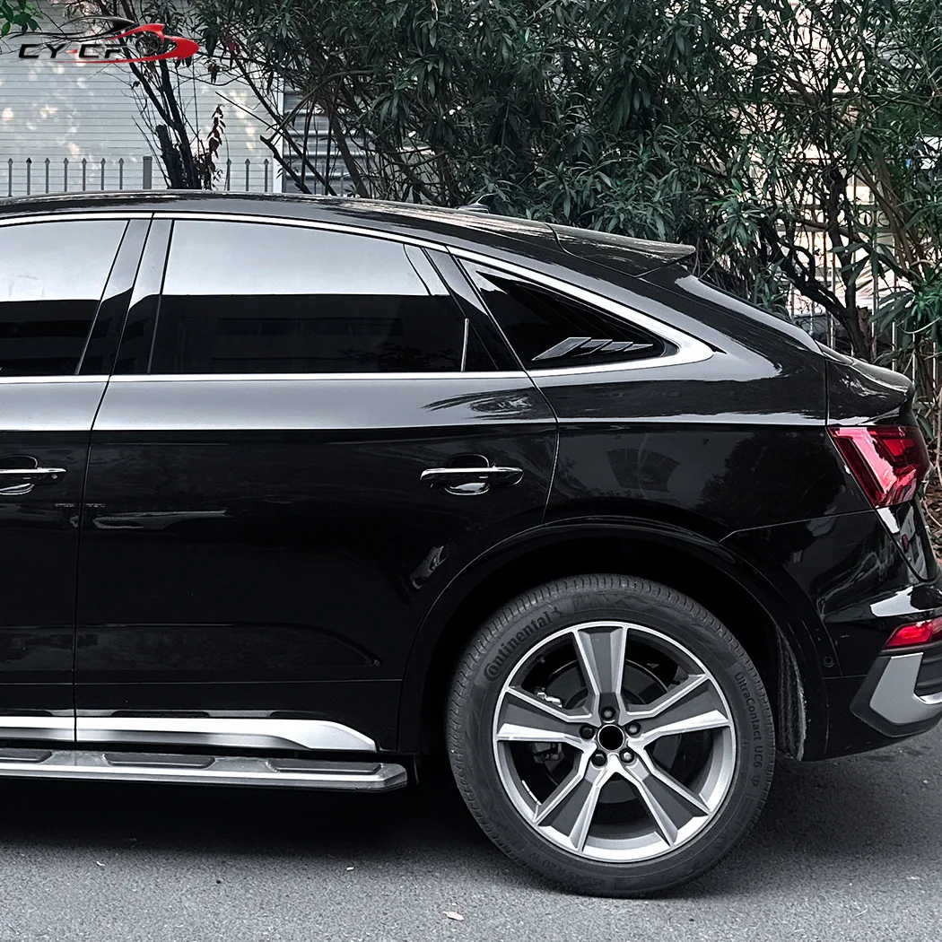 For Audi Q5 FY Coupe 2018-2024 rear triangular window blinds car sticker exterior modification cross-border modificati