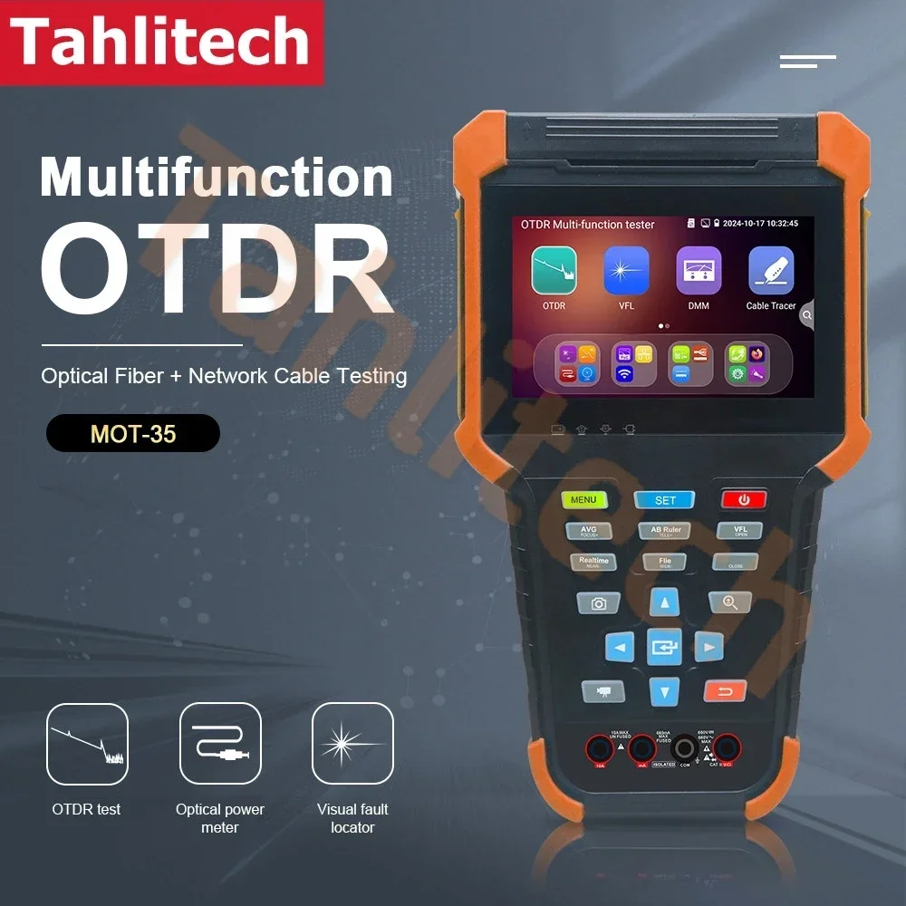 Mini OTDR Fiber Optic Test, 1310/1550nm, 24/26dB, Optical Fiber Reflectometer 4