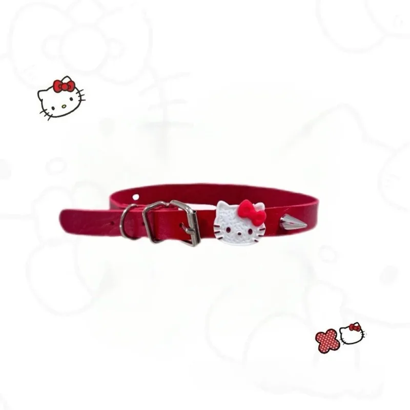 

Hello Kitty Necklace Y2k Subculture Delicate Fashion Trend Personality Necklace Versatile Sweet Cool Cartoon Necklace