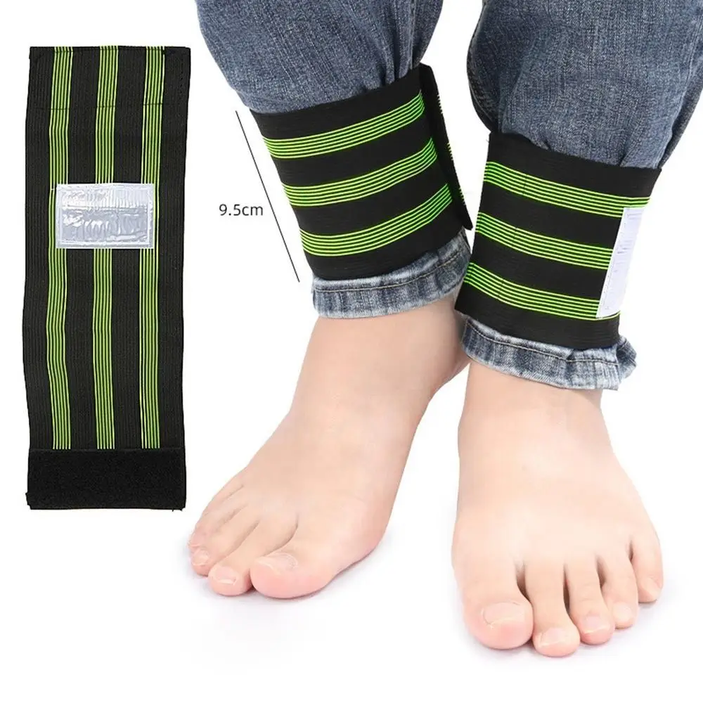 2pcs Outdoors High Visibility Bicycle Ankle Strap Reflective Elastic Bike Ankle Band Adjustable Bicycle Pants Belt