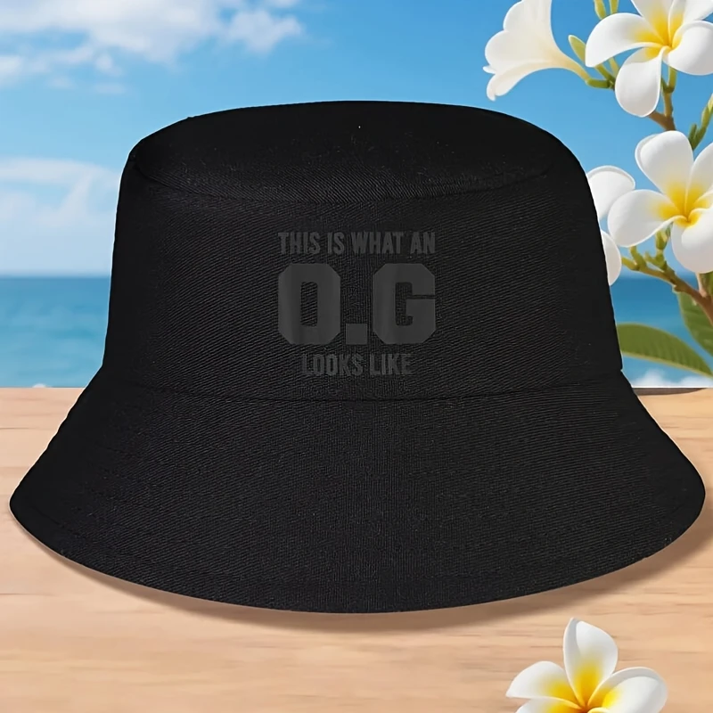 Chapéu engraçado para presente para pai, avô ou tio - Camisa masculina original Gangster OG em estilo urbano