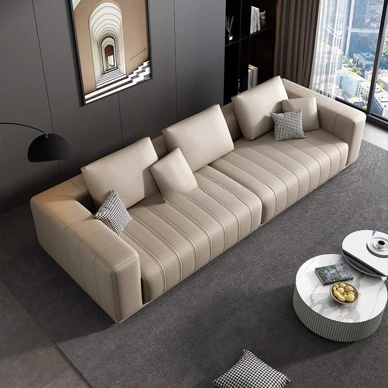 the sofa guangdong 3 seater leather seats floor modern living room sofa luxury