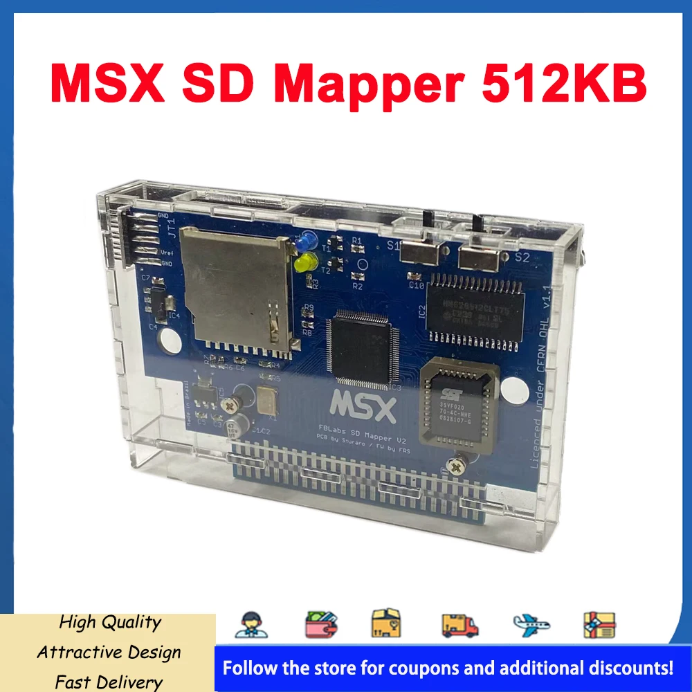 MSX SD Mapper Megaram 512Kb Expansion Interface: The Ultimate Mapper Solution for Classic MSX Systems
