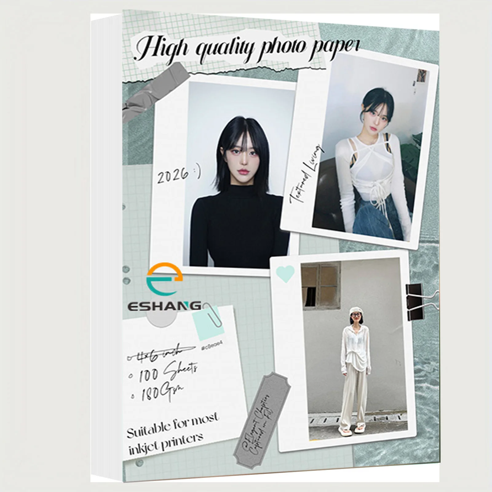 papel-fotografico-glossy-de-alta-qualidade-eshang-4×6-polegadas-180g-100-folhas-para-impressao-a-jato-de-tinta-registrando-momentos-bonitos