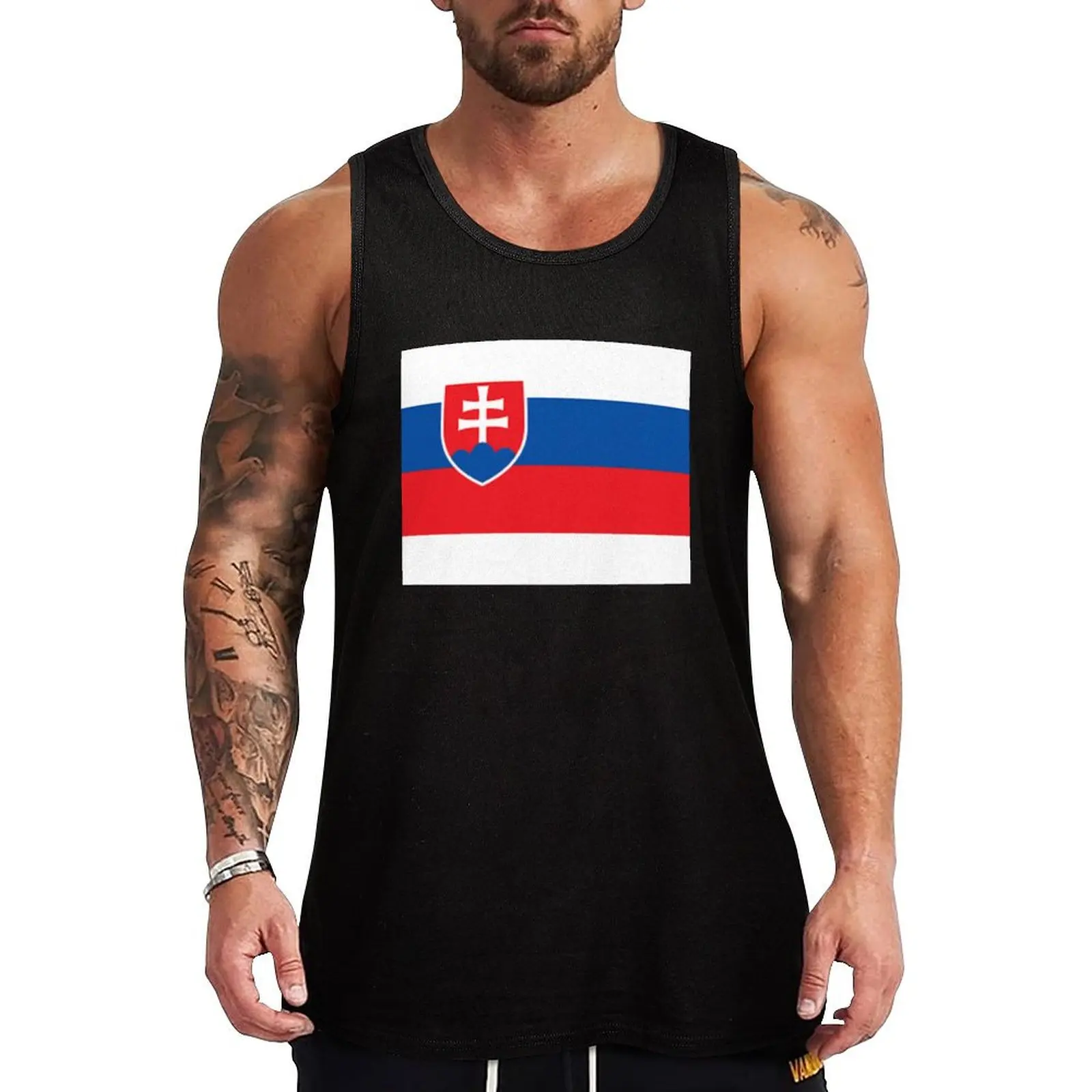 Slovakia Tank Top T-shirt men clothes for men Bodybuilding clothing man T-shirt for fitness