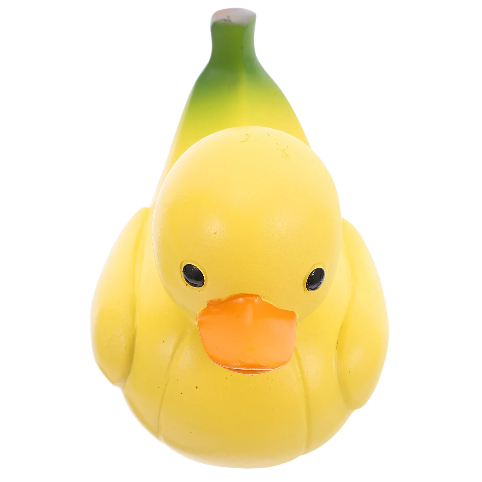 

Banana Duck Statue Cute Resin Fruit Duck Miniature Animal Sculpture For Office Desk Car Dashboard Home Decor Whimsical Small