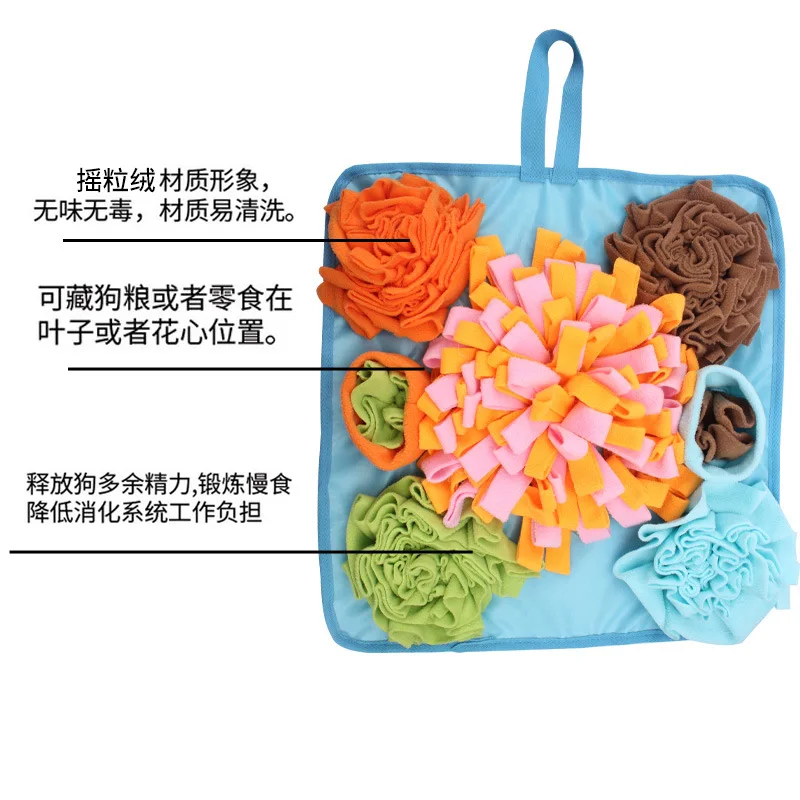 مزيج وتطابق وسادة استنشاق الرياح الحيوانات الأليفة العلف قابل للغسل وسادة العلف الاستهلاك التفاعلي بطانية تدريب الطاقة