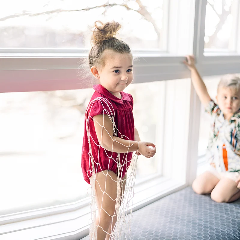 Ali Plus New SS25 Girls red denim dress toddler set and girls romper Boys designed boats shirt boys toddler set and romper