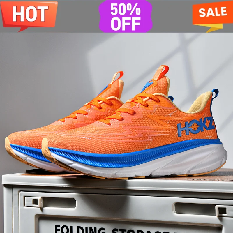 

Marathon Sports Running Shoes Men Breathable Lightweight Womens Comfortable Athletic Nonskid Casual Sneakers Tenis Race Training