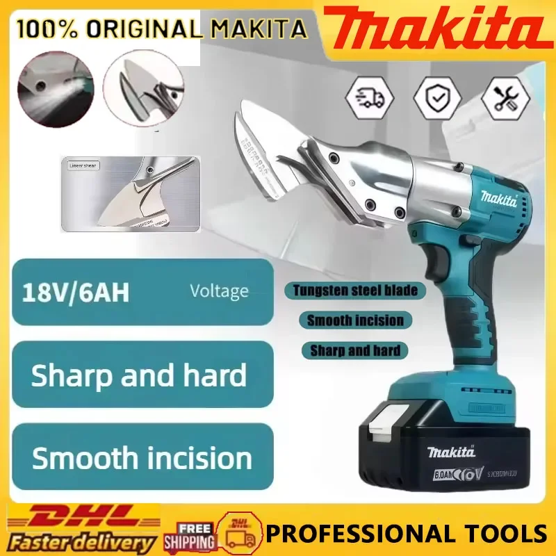 

Makita Scissors Cutting Tools Cordless Iron Sheet Brushless Electric Scissors Rechargeable Metal Sheet Shear Fit 20V Battery