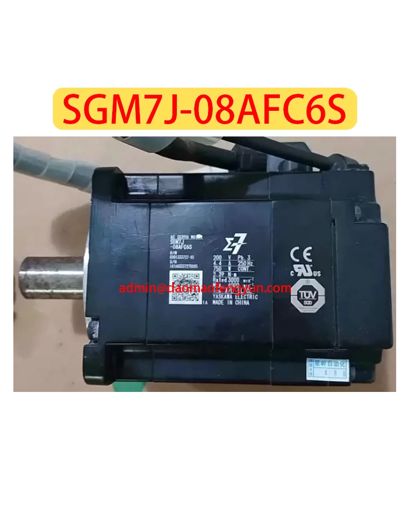 

SGM7J-08AFC6S Used Servo Motor SGM7J 08AFC6S，Fast shipping