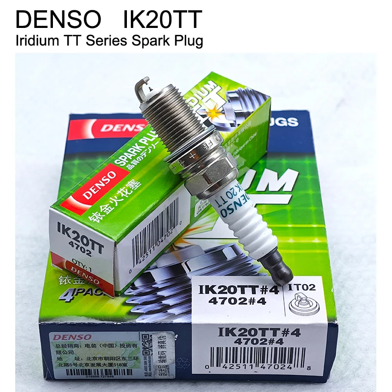 4pcs 6pcs Original DENSO Iridium spark plug IK20TT 4702