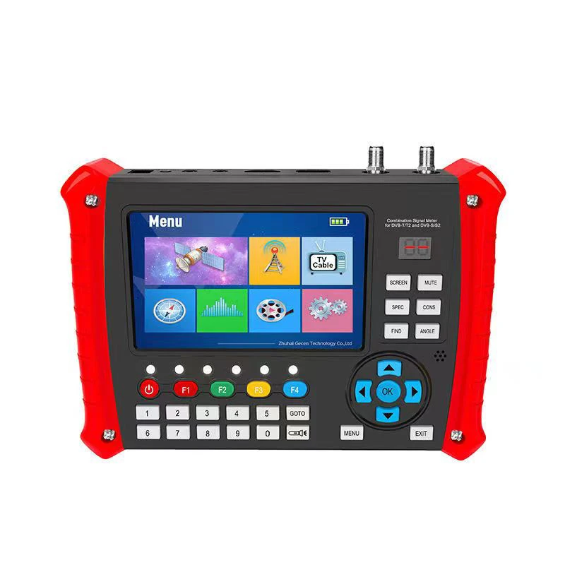 Latest Hot New Sf-8000g Finder Support Dvb-t/s2/s/c H.265 Acm 1080p With 5-inch Lcd Digital Satellite Finder