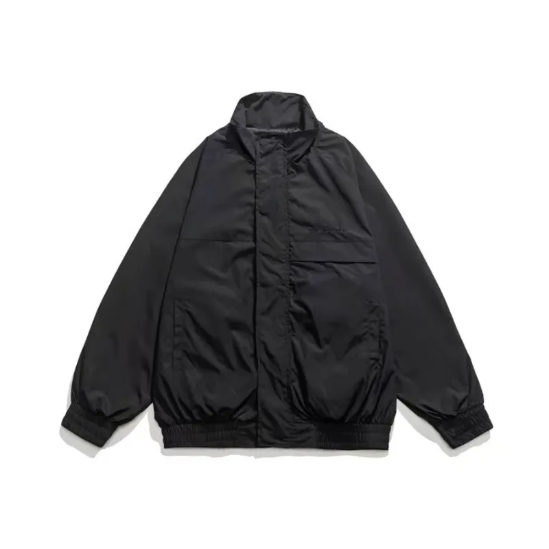 

American Sle Workwear Jaet Men's Spring Autumn New Casual Windbreaker Stand Collar Outerwear for Teenagers