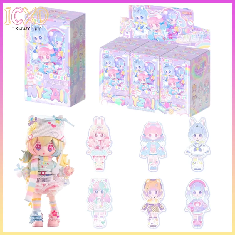 

New Nyzaii Sweet Fantasy Series 1/12 Bjd Blind Box Kawaii Anime Figure Mystery Box Collect Model Doll Cartoon Decor Toys
