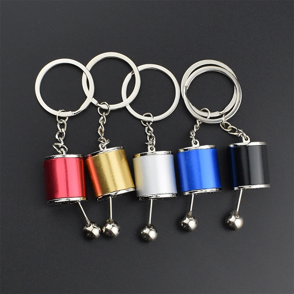 

Creative Car Transmission Metal Keychain Pendant Six Gear Shift Keychain Gear Lever Manual Gear Lever Automatic Keychain