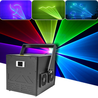 10W Full Color Animation Laser Light DMX512 30kpps Scanning Stage Show Patterns Laser Projector For DJ Disco led Music Party Bar