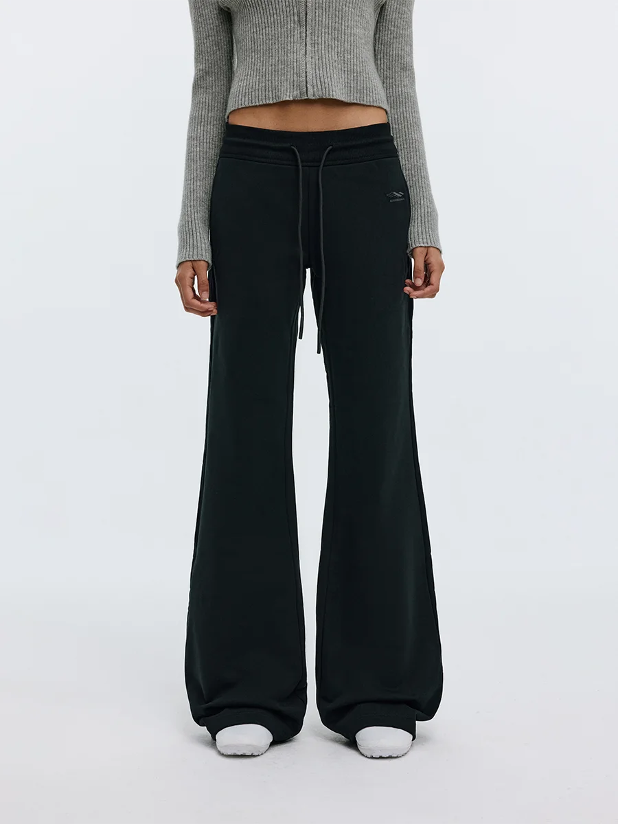 

Брюки для йоги ATRY Bell Bot из чистого хлопка, повседневная спортивная одежда, женские широкие длинные брюки, удобные, универсальные, в американском стиле