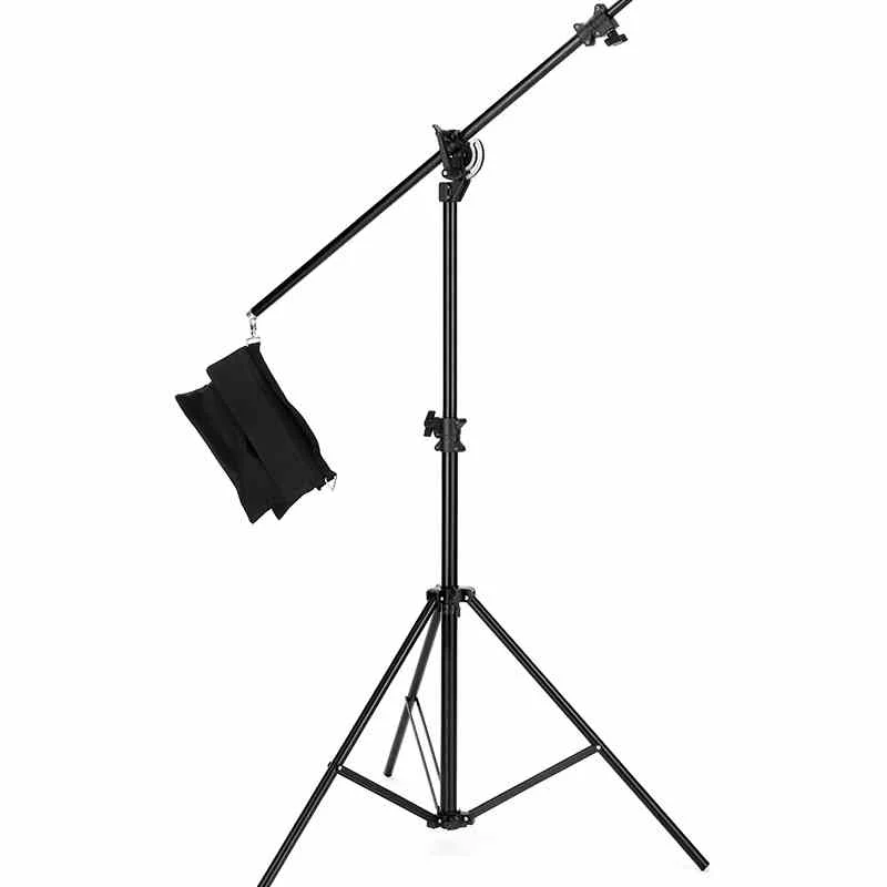 4 pces/2 pces/1pc saco de areia preto sacos de peso para estúdio de fotografia suporte de estúdio de vídeo saco de areia para suportes de luz boom