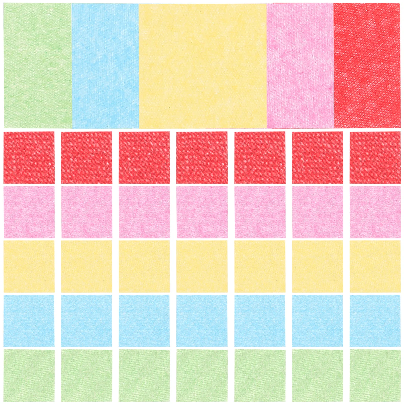 

1 Bag Thin Paper Mosaic Craft Tissue Squares Diy Scrapbooking Confetti Table Decor Birthday Lightweight Portable Use Art