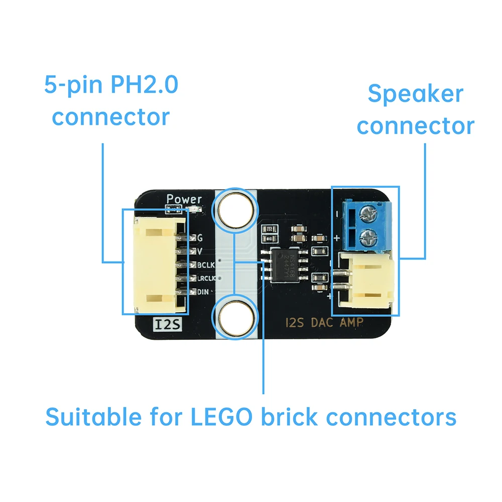 MAX98375 I2S Audio-Verstärkermodul mit KI-Chat-Lautsprecher für Arduino ESP Künstliche Intelligenz KI-Chat-Lautsprechermodul – Detail 12