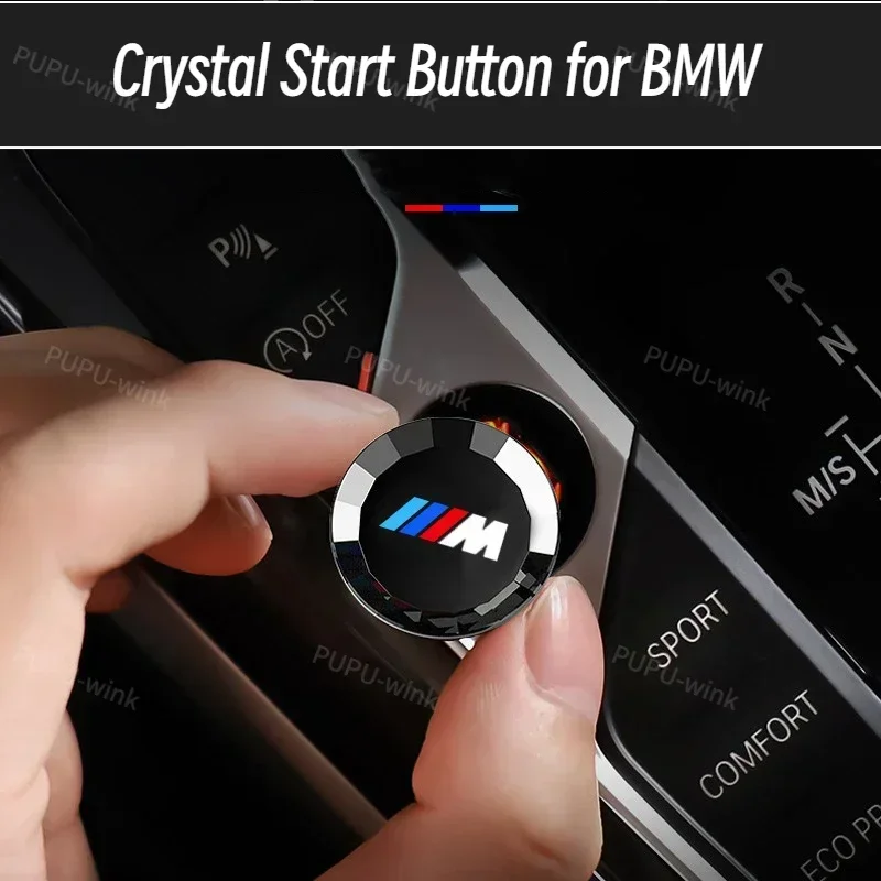 Start Button for BMW 2 3 4 Series G20 F40 F44 X3 G01 X4 G02 G06 G07 M3 G80 M4 G82 Z4 I4 Crystal Start Button Modification