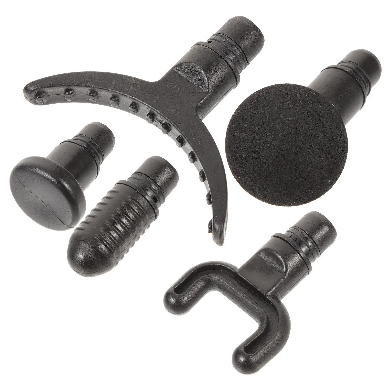 5Pcs Portable Massager Head Collection Athlete Massager Attachment for Muscle Relaxation Faster Recovery and on The