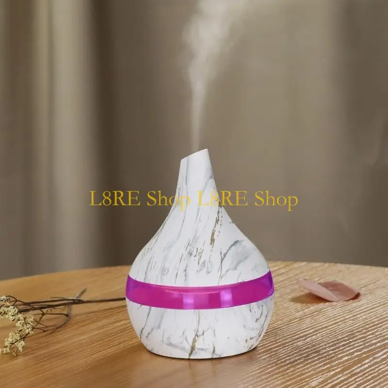 L8RE 300ML AIR MISIDIFIER USB آلة علاجية تعمل بالروائح العطرية مع مصابيح موزع العطرية PP/ABS للاستخدام