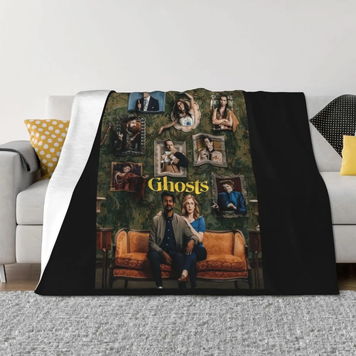 

Ghosts CBS . Throw Blanket Multi-Purpose Bed Blankets Sofas Of Decoration Stuffeds Blankets